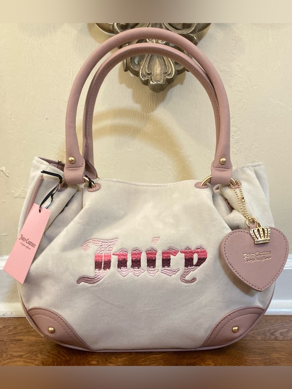 Juicy Couture Retro Vibe Y2K Crystal Purse